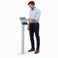 Koford Metal Alüminyum Alaşımlı iPad ve Tablet Yer Standı/Rafı/Braketi/Tutucu (PAD001C)-Özelleştirilebilir
