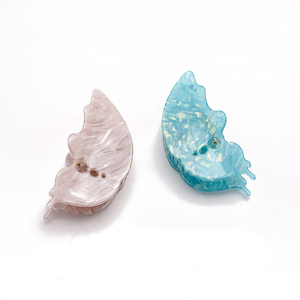 Personalized design cute and simple acetate hair claw clips unique women's hair accessories custom wholesale available - Product Image 1