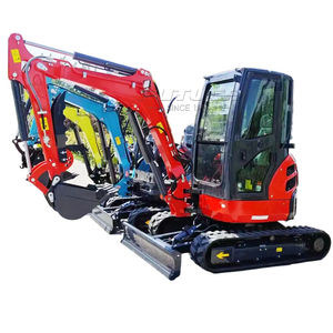 LIVRAISON GRATUITE Petite mini-excavatrice, mini-pelleuse 2 tonnes avec accessoires, excavatrice mini, mini-pelleuse, machine d'excavation - Product Image 2