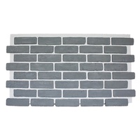 Panneaux muraux décoratifs en polyuréthane PU 3D imitation pierre, design moderne NEU, pour isolation extérieure et intérieure, imitation brique