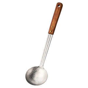 Spatules et cuillère en titane pur avec poignée en bois, légères, compatibles lave-vaisselle, ustensiles de cuisine écologiques - Product Image 6