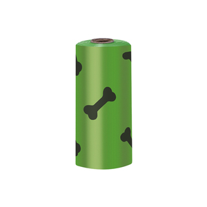 Compostable 100% Biodegradable Roll Box Packed Pet Waste Bag Dog Poop Bag With Bracket