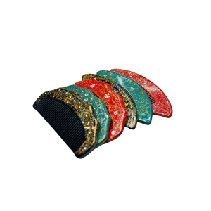 Pure Natural Chinese Lacquer Wooden Comb Classical Lacquer Finish Technique for Daily Home Use