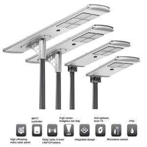 Lampara Solar Poste Luz De Calle 4K 100W ออโตรอตเตอร์ออลอินวันเซ็นเซอร์กรังปรีซ์เดออาวิกส์ De Rue Lampadaires Solaires - Product Image 3