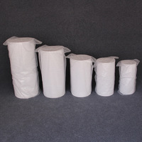 Ensemble de 3/5 supports à fleurs en métal blanc, socle ondulé rond, ensemble de supports à gâteaux, support à dessert, décoration de mariage