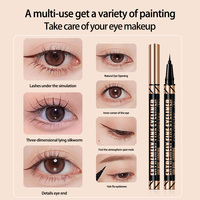Stylo Eyeliner Liquide Professionnel Ultra Fin 0,1 mm Imperméable Haute Pigmentation Séchage Rapide pour un Maquillage Quotidien Naturel des Yeux
