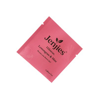 Sachets de thé laminés de qualité alimentaire avec impression de logo personnalisée thermoscellable, sachets de thé miniatures en papier kraft, sachets de café