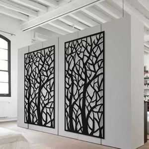 Écran décoratif en acier corten découpé au laser pour extérieur, résistant aux intempéries, imperméable, facile à installer, utilisation intérieure/extérieure - Product Image 5