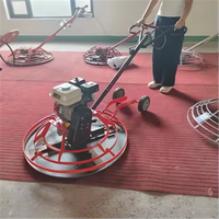 Machine de finition de sol en béton à essence CE pour la construction de routes et de voies ferrées en mortier de ciment et talocheuse électrique autoportée