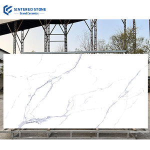 1600X3200mm Naturel Italien <span class=keywords><strong>Blanc</strong></span> Marbre Sol Carrelage Mural Grande Dalle Rock Beam Mat pour Salle À Manger Salon Hall TV Fond - Product Image 2