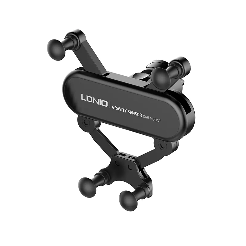 LDNIO New Universal Auto-Grip Mobile Phone Accessories, Car Phone Holder Air Vent Mount Stand Cell Phone Holder