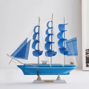Modèle de <span class=keywords><strong>bateau</strong></span> <span class=keywords><strong>pirate</strong></span> en bois voile européenne bureau créatif intérieur de la maison modèle de <span class=keywords><strong>bateau</strong></span> fait à la main ornements décoration artisanat - Product Image 6