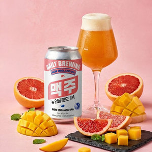 Cerveza Artesanal Coreana Daily New England IPA Hazy, Lata de 355ml, Caja de 24 Unidades, Cerveza Lager Premium Ligera con 6.5% de Hop, Exportación al por Mayor - Product Image 4