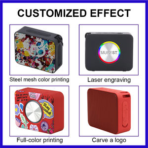 Haut-parleur Bluetooth portable V5.3 avec lumière RGB, étanche IPX5, autonomie de 6h, personnalisation OEM/ODM pour usage extérieur - Product Image 4