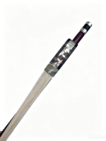 MiaoSenGuang ZWA9 Handmade Brazilwood Polished Uncoated Cello Bow 3/4 4/4 Ebony Frog Natural Horsehair Good Handfeel for Cellos