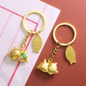 Porte-clés Chat Porte-Bonheur Japonais Maneki Neko, Charme de Voiture et Sac, Pendentif Feng Shui pour la Santé et la Prospérité - Product Image 2