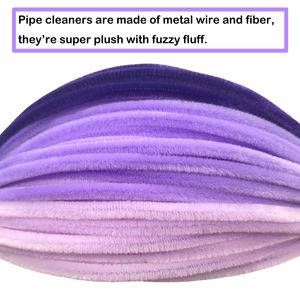 Jouets éducatifs DIY : 100 pièces de tiges chenille et bâtonnets torsadés pour bouquets de fleurs, jouets éducatifs pour enfants - Product Image 6