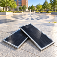 Dalles de sol photovoltaïques personnalisables à énergie solaire, vente en gros directe usine, système de revêtement de sol extérieur à économie d'énergie