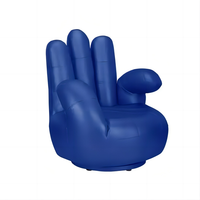 Beile Nouveau Fauteuil Gonflable en PVC à Dos en Forme de Main pour Équipement Publicitaire