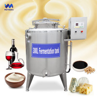 Équipement de brassage de bière électrique en acier inoxydable à double paroi de 100 l, cuve de fermentation de 50 l