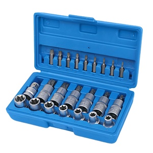 23PC 1/2 inch ổ đĩa tác động Torx ổ cắm Bộ bit bên ngoài E Torx Nữ Sao đầu trình điều khiển bit OEM ODM tay nguồn điện hộp - Product Image 1