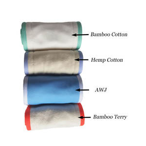 재사용 가능한 빨 대나무 대마 면 천 기저귀 소년과 소녀를 위해 재사용 가능한 삽입물 아기 - Product Image 2