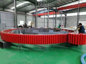 China Marke Yogie anpassen Drehrohrofen Guss Stahl ZG310-570 großen Modul Zement kugelmühle großen Ring Stirnrad Zahnrad - Product Image 4