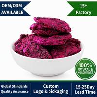 OEM Gezonde Voeding Vriesgedroogde Rode Pitaya Dragon Fruit Premium Gedroogd Fruitproduct Gedroogd Fruit
