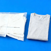 Nouvelles pochettes en plastique LDPE durables avec logo personnalisé imprimé en gravure, emballage pour bikini, finition mate givrée, réutilisables, avec fermeture éclair, pour supermarché