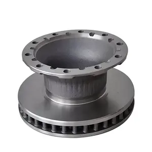 Top Quality Car Parts Suppliers Vented Truck Steel Brake Disc For Mercedes Heavy Duty 308835057