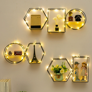 Soporte de Pared Decorativo para Macetas, sin Perforaciones, con Diseño de Flores, para Decoración de Dormitorio, Sala de Estar, Estilo Nórdico - Product Image 4