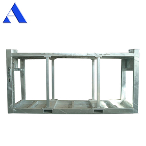 DNV 2.7 -1 tiêu chuẩn khô <span class=keywords><strong>container</strong></span> 6 mét Chiều Dài <span class=keywords><strong>20ft</strong></span> cao Cube offshore nâng khung bỏ qua - Product Image 4