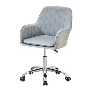 Silla <span class=keywords><strong>de</strong></span> Oficina Moderna <span class=keywords><strong>de</strong></span> Terciopelo para <span class=keywords><strong>Niñas</strong></span>, con Reposabrazos Fijos, Altura Ajustable, Base Giratoria <span class=keywords><strong>de</strong></span> Hierro, Silla <span class=keywords><strong>de</strong></span> Maquillaje para Hogar/Oficina/Dormitorio - Product Image 1