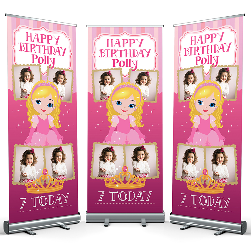 Trade Show Portable Advertising Aluminum Roll up Display Stand 80*200cm Indoor Pull up Banner
