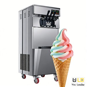 Máquina Vertical Automática de Helado Suave de 3 Sabores, Acero Inoxidable, Certificación CE, Uso Rudo para Restaurantes y Cafeterías - Product Image 2