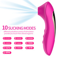 Diskreter Versand Weibliche Sexprodukte USB Aufladbar Wasserdicht 10 Frequenzen Saug- und Massage-Stimulator für Frauen