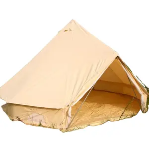 Equipo de camping 2 estaciones al aire libre ultraligero silicio recubierto de nylon impermeable tiendas al aire libre