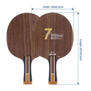 Raquette de tennis de <span class=keywords><strong>table</strong></span> <span class=keywords><strong>DIY</strong></span> de haute qualité à prix d'usine avec 7 raquettes de <span class=keywords><strong>ping</strong></span>-<span class=keywords><strong>pong</strong></span> en bois pur, faible MOQ - Product Image 2