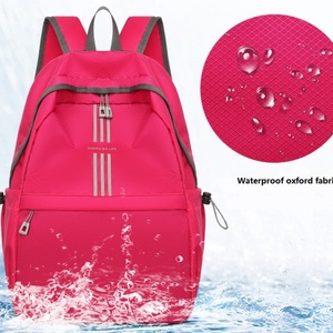 High Quality Stylish Polyester <b>Student</b> <b>Backpack</b> Custom Logo Foldable Nylon Waterproof Leisure Travel Outdoors School Bag for - Product Image 5