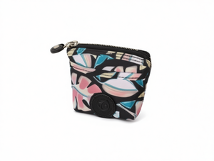 Portamonete da Donna in Poliestere con Motivi, Mini Chiusura a Cerniera, Stile Moderno - Product Image 1