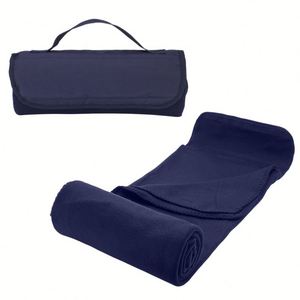 ผ้าห่มกีฬาแบบพกพาเนื้อผ้าฟลีซนุ่มพร้อมสายสะพาย - Product Image 2