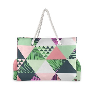 กระเป๋าชายหาดพิมพ์ลายตามสั่งแบบใหม่ กันน้ำ ใช้ซ้ำได้ สำหรับผู้หญิง - Product Image 2