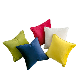 Vente en gros de taie d'<span class=keywords><strong>oreiller</strong></span> jacquard personnalisée, housse de coussin en velours solide pour canapé-lit de salon, décoration de luxe d'hôtel de fabricant OEM - Product Image 3