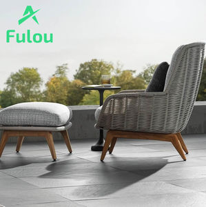 أرائك حديثة مصنوعة من خشب الساج مع حبل للفناء والمنتجعات والفناء والفناء والفناء والفنادق الخشبية - Product Image 3