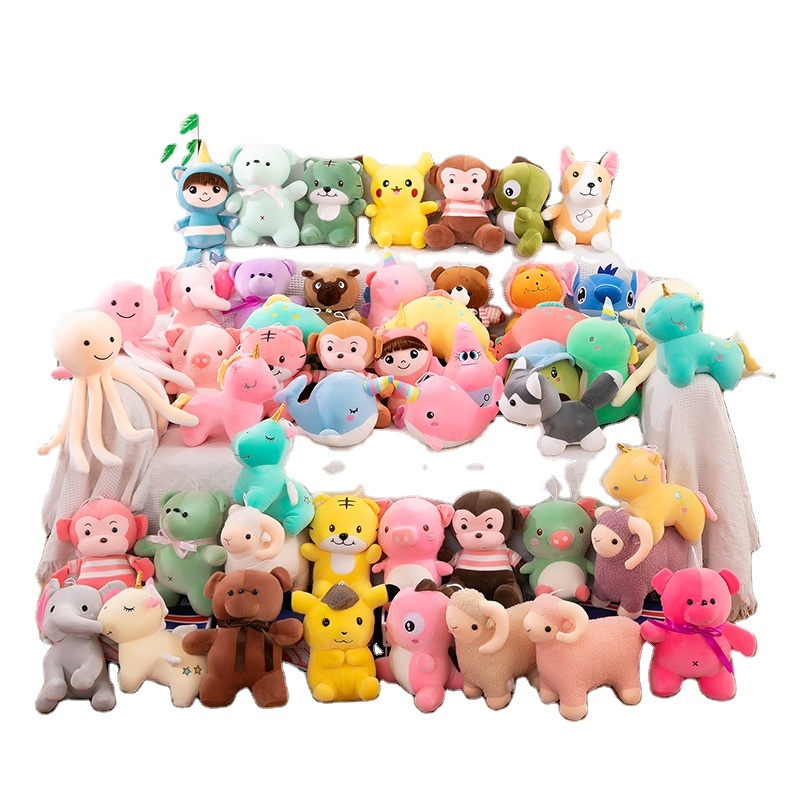 Cartoon Animal Plush Dolls Sleep Pillow