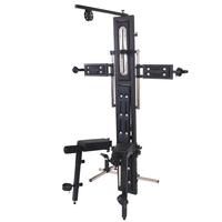 Chaise de bondage réglable robuste, cadre en métal en forme de croix, support rembourré, équipement de retenue BDSM