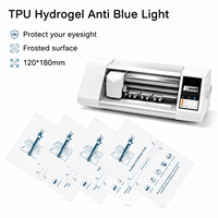 Feuilles de protection d'écran en hydrogel TPU anti-lumière bleue, surface mate anti-reflet, taille 120*180mm pour téléphone, MP3, montres Swatch