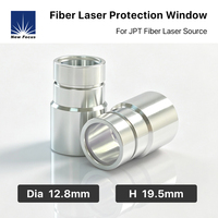 Nuevo Grupo de Lentes Protectoras con Conector de Salida QBH para Láser de Fibra OEM BWT GW JPT, Tapa Protectora de Lente Láser para Cabezal de Corte Láser