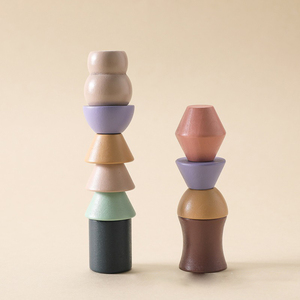 Bloques de Madera para Equilibrio, Juguete de Animales para Reconocimiento de Colores, Rompecabezas Clásico, Entrenamiento de Concentración, Educación Montessori - Product Image 5