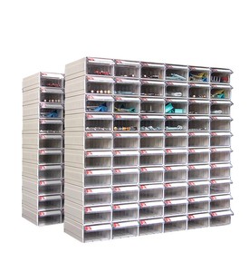 <strong>Stack</strong> or Wall Mount Clear <strong>Plastic</strong> Box Organizer Storage Bin Toys Box Lego Storage Organizer Container <strong>Drawer</strong> - Product Image 3